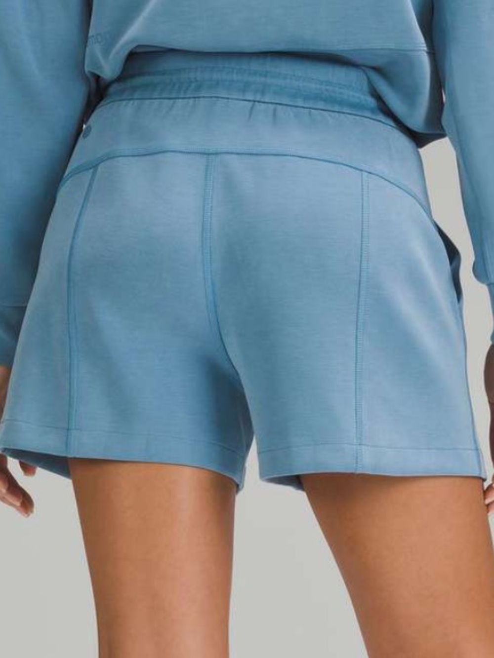 Lululemon Softstreme High Rise Short Athleisure Loungewear Everyday Comfy Blue10 - Picture 2 of 6